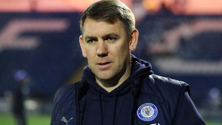 Stockport manager Dave Challinor